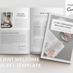 Client Welcome Packet | Onboarding Template | Virtual Assistant, Coaching, Interior Design Welcome Guide Package