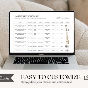 Finishes Schedule Template | FF&E Schedule, Furniture Board | Interior Design, Renovation Template | Finishes and Fixtures image 4