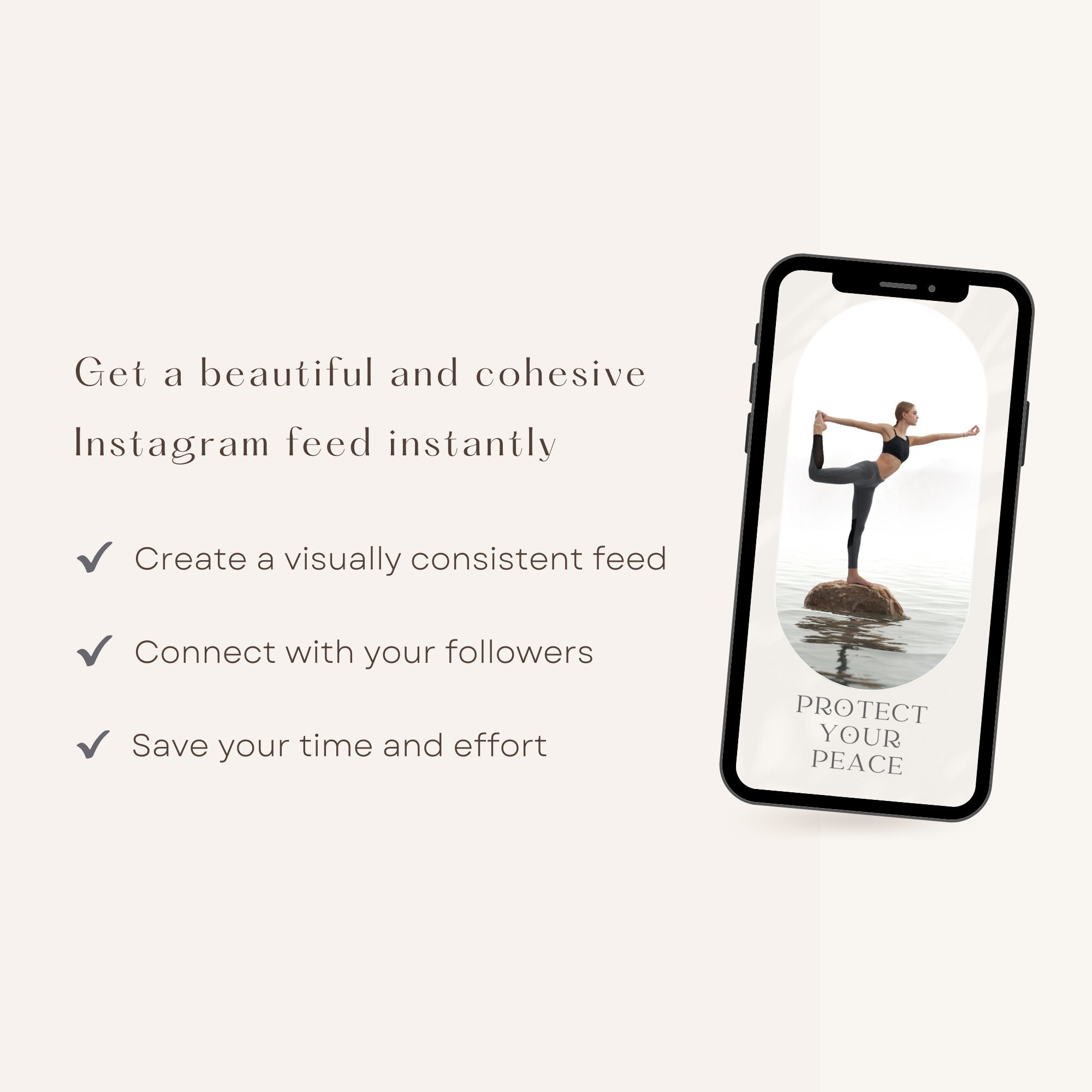 Yoga Instagram Post Templates | Yoga Teacher Wellness Coach | Fitness ...