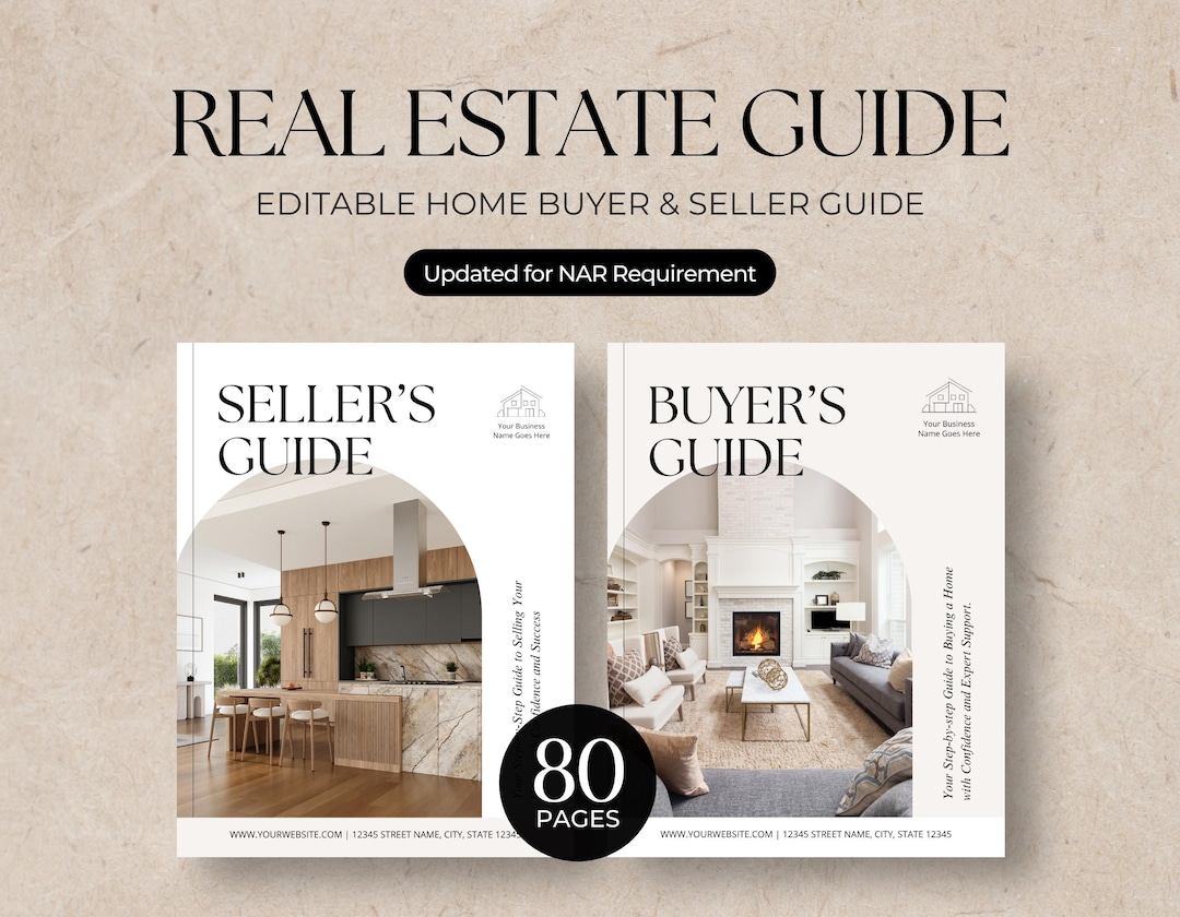 Real Estate Buyer and Seller Guide | Real Estate Guide Template Bundle ...