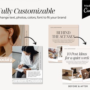 Instagram Post Templates | Social Media Manager Templates | Instagram Engagement | Digital Marketing Posts | Branding Kit image 7