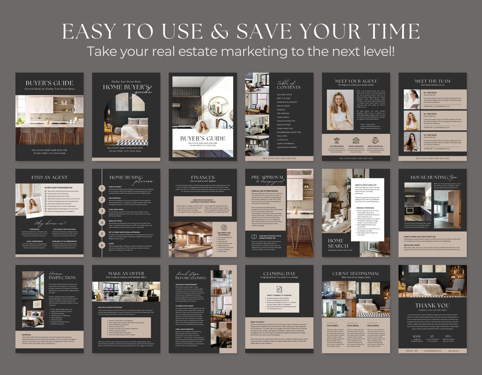 Home Buyer Guide Template | Home Buying Process | Canva Template ...