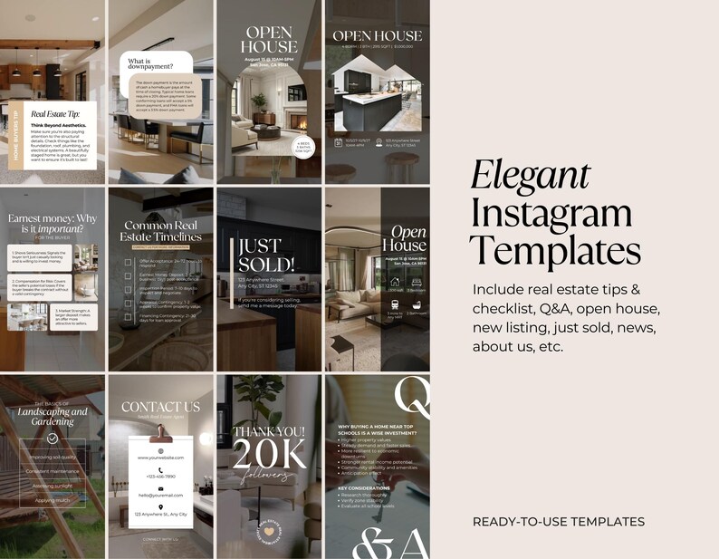 Real Estate Reel Video | Realtor Instagram Reel Templates | Social ...