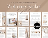 Client Welcome Packet Template | New Client Service Guide| Virtual Assistant, Coaching, Interior Design Client Guide | Onboarding Template