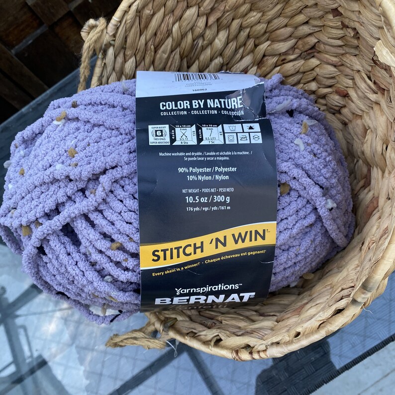 Bernat Confetti Chenille Yarn Blanket Yarn Chunky Yarn Etsy