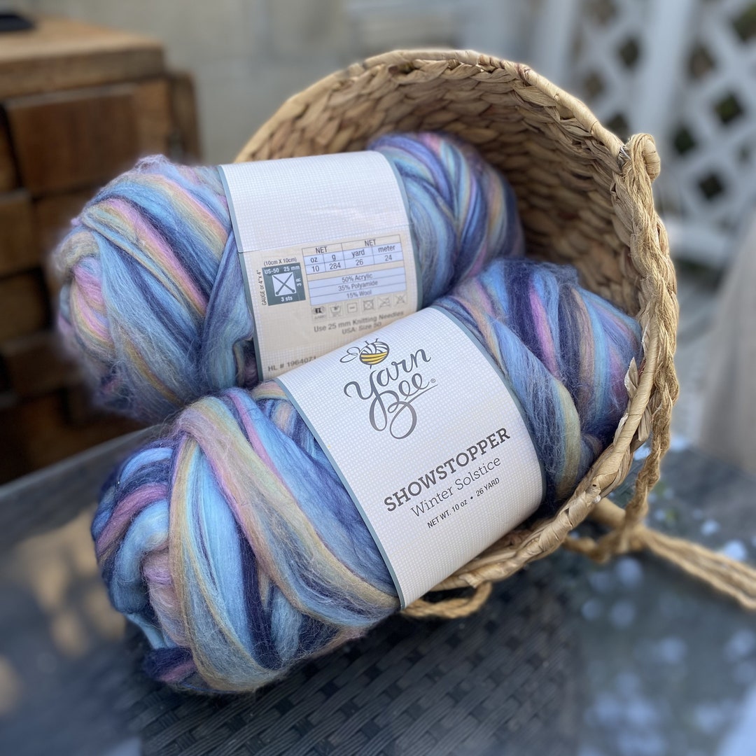 Yarn Bee Showstopper Jumbo Yarn Winter Solistice Etsy