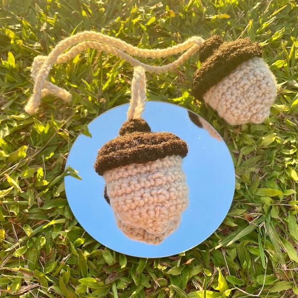 Acorn Keychain Etsy