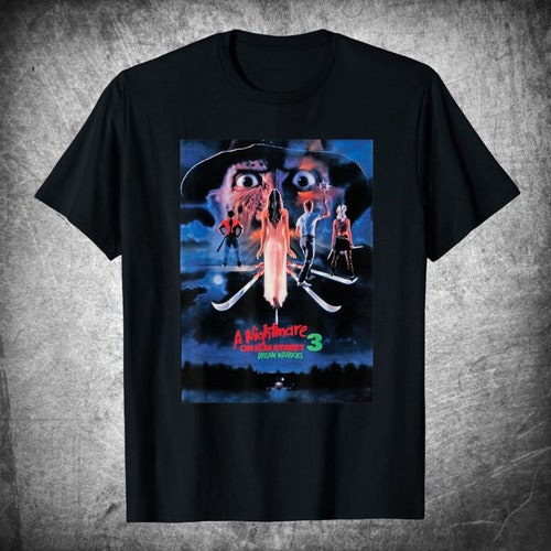 A Nightmare on Elm Street Black T-shirt Freddy Bath | Etsy
