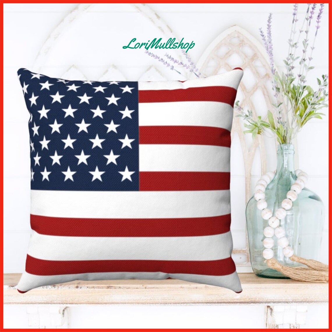 Free Shippings USA Patriotic Pillow Covers/ 4th of July Throw Etsy