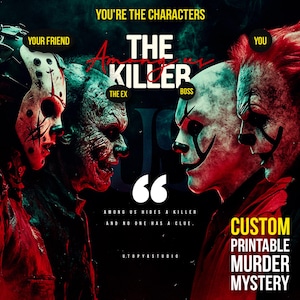 Personalized Murder Mystery Game | Custom Detective Party Game PDF | Printable Game Night Story