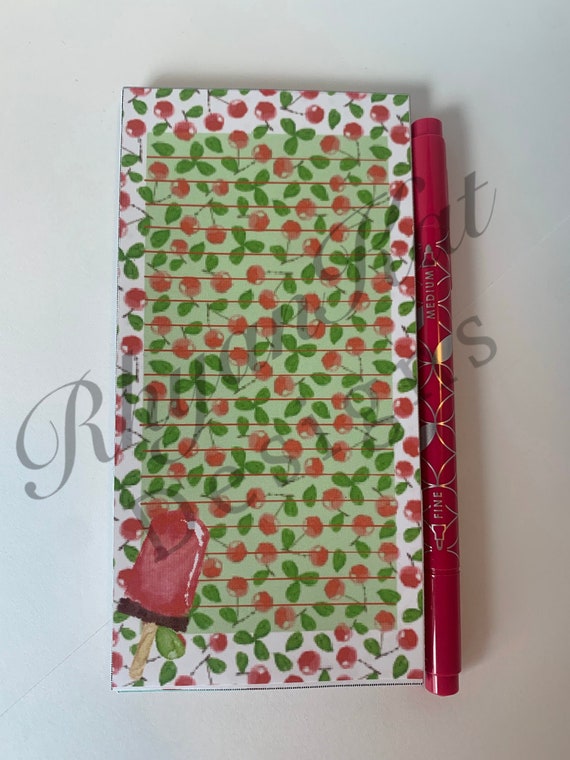 Stationery Paper Cherry Bomb 3x6 Server Pad Notepad Notepads