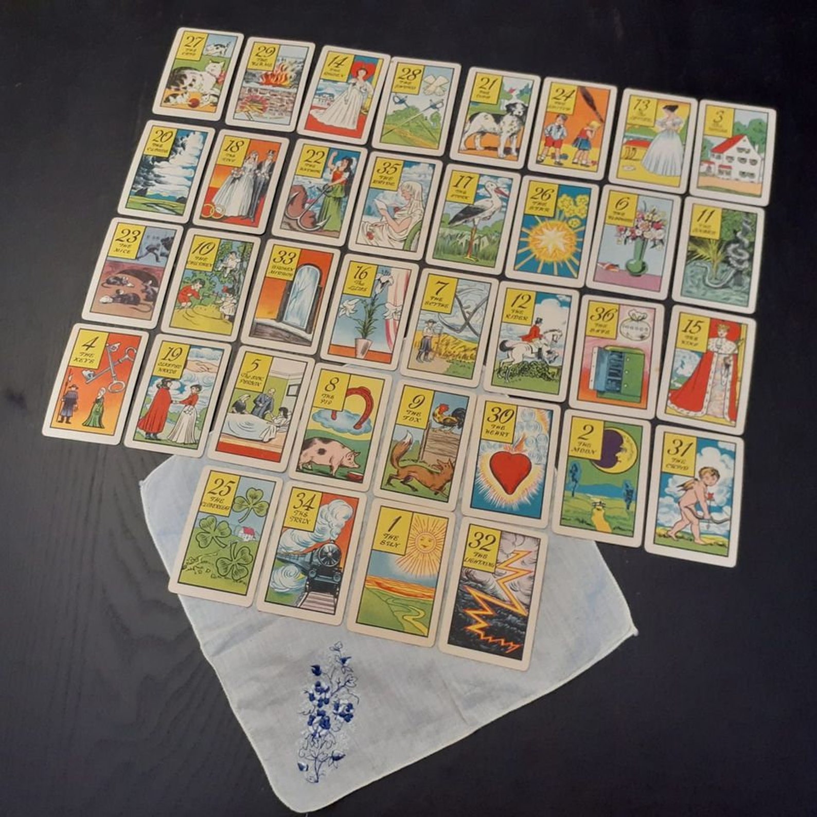 36 Karte Lenormand Tarot Grand Tableau Reading | Etsy