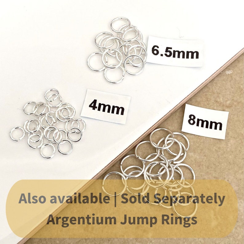 Silver .940 Hoop-Hooks, .8mm/20g, Argentium Silver hoop earwires, nickel-free jewellery supplies, handmade findings. Bild 4