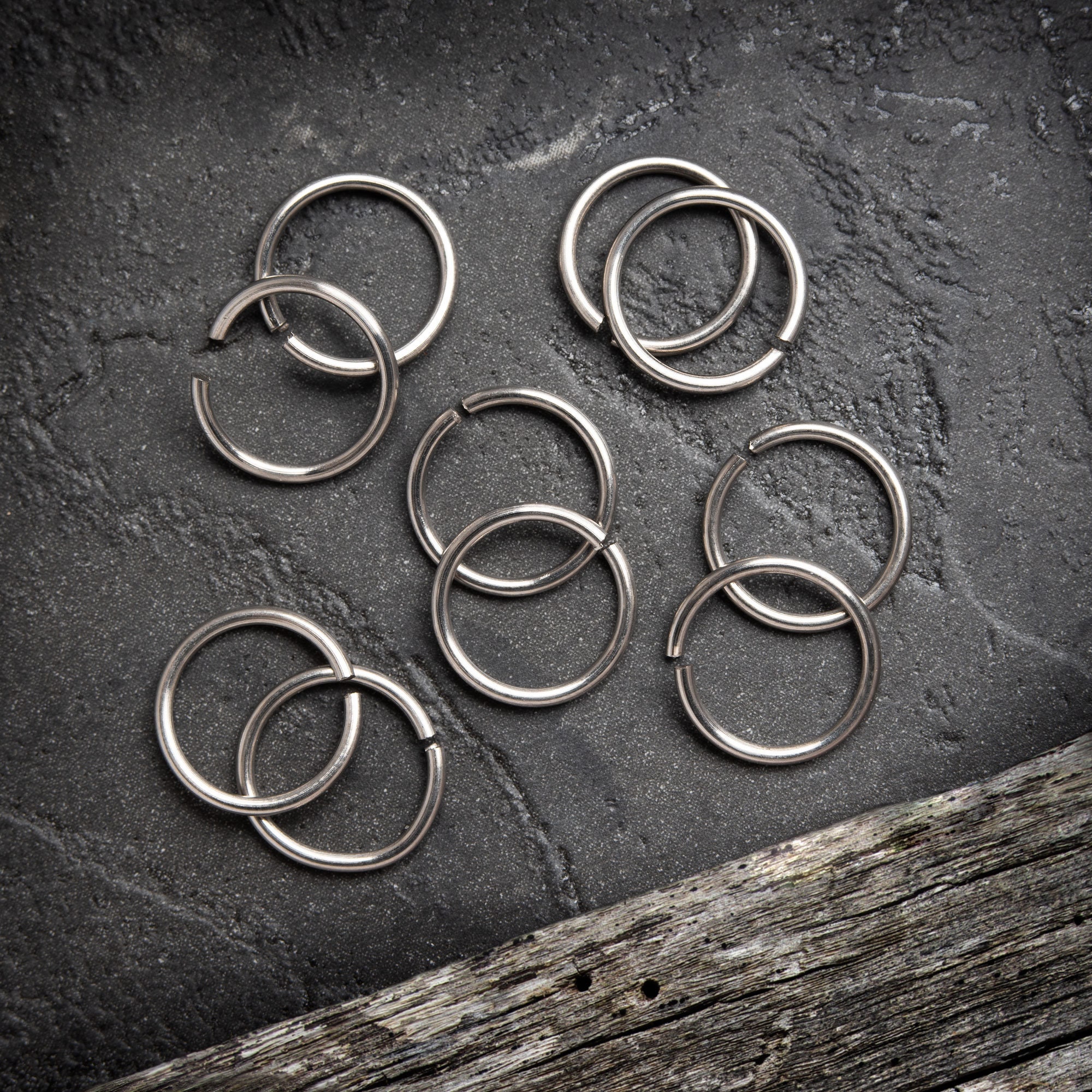 Titanium Key Ring, Titanium Split Ring, Ti Key Ring, Titanium Keyring,  Solid Titanium Key Ring, Titanium Key Chain Ring 