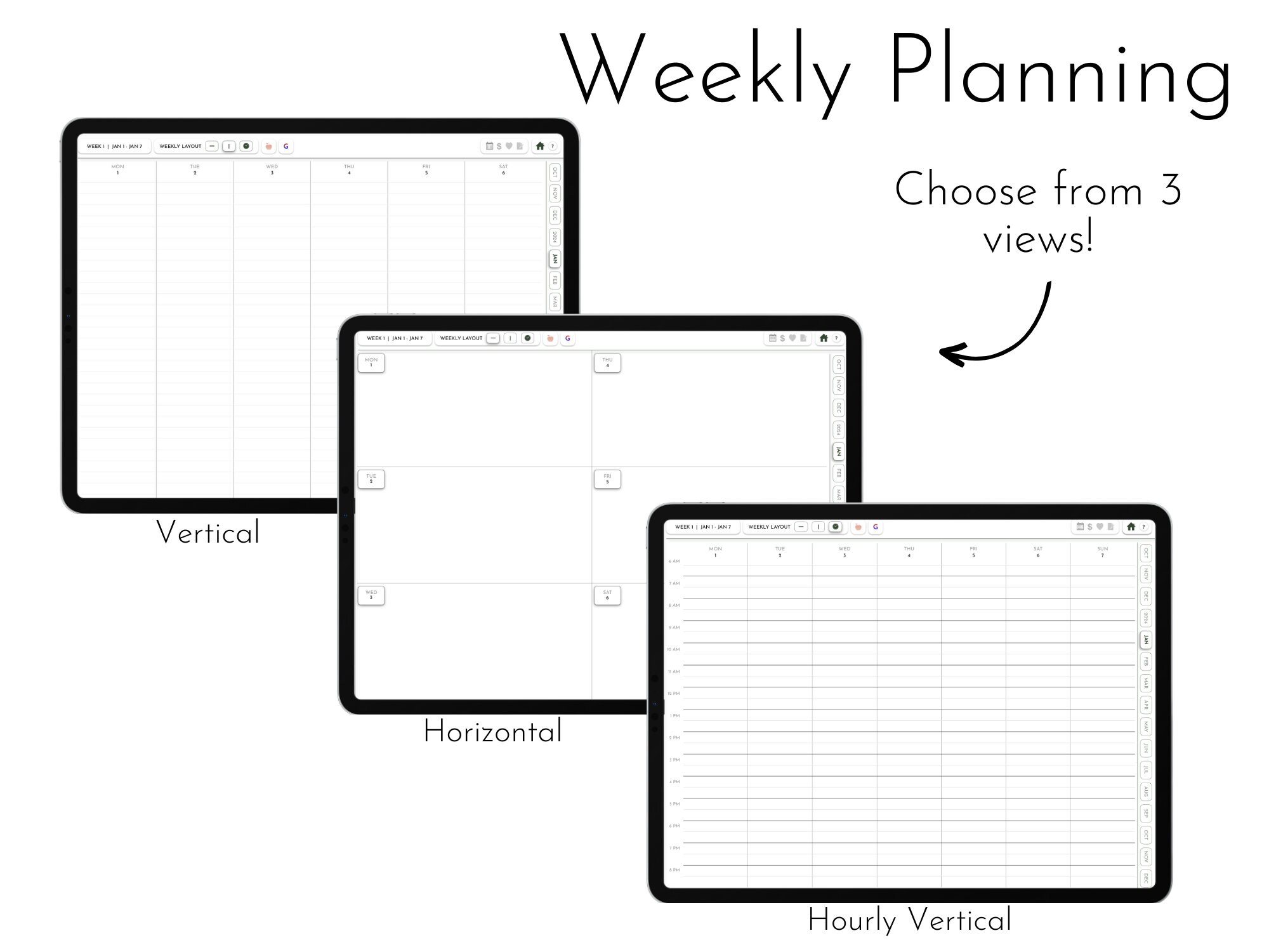 2024 Digital Planner With Reminders, Apple Calendar, And, 41 OFF