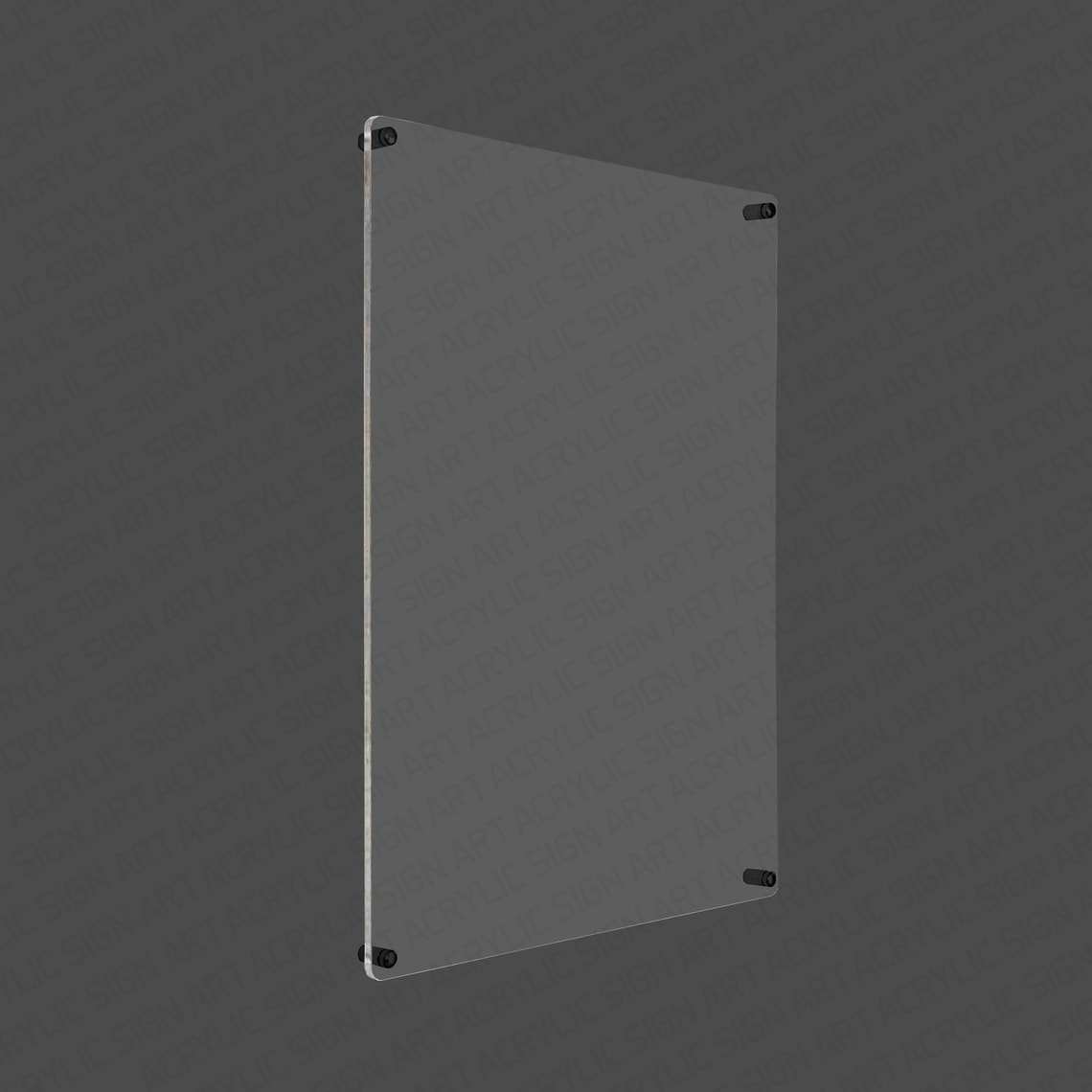 Blank Acrylic Dry Erase Board Clear Plaque Clear Wall Etsy