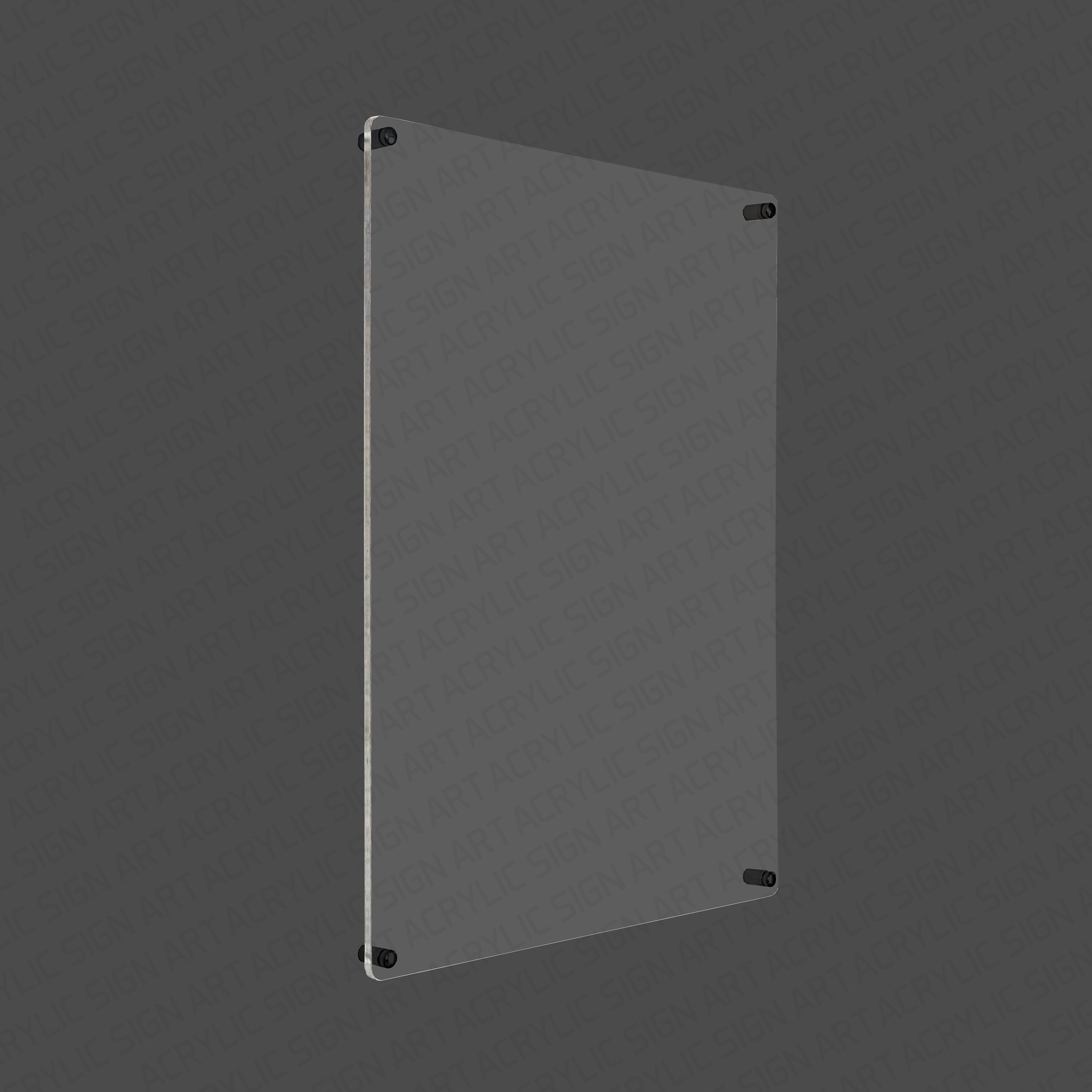 Blank Acrylic Dry Erase Board Clear Plaque Clear Wall Etsy