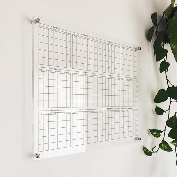 Large Acrylic Yearly Calendar 2024 Wall Calendar Large Acrylic Wall Calendar Acrylic Calendar Yearly Planner Board - Etsy Large Acrylic Yearly Calendar 2024 Wall Calendar Large Acrylic Wall Calendar Acrylic Calendar Yearly Planner Board - Etsy