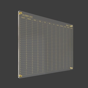 annual calendar 2022