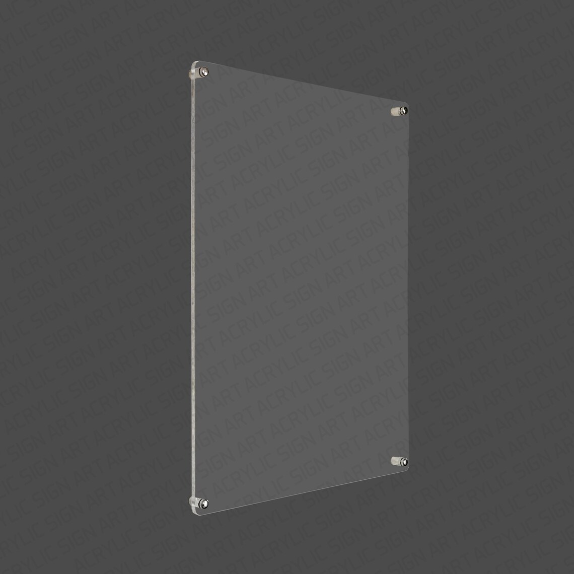 Blank Acrylic Dry Erase Board Clear Plaque Clear Wall Etsy