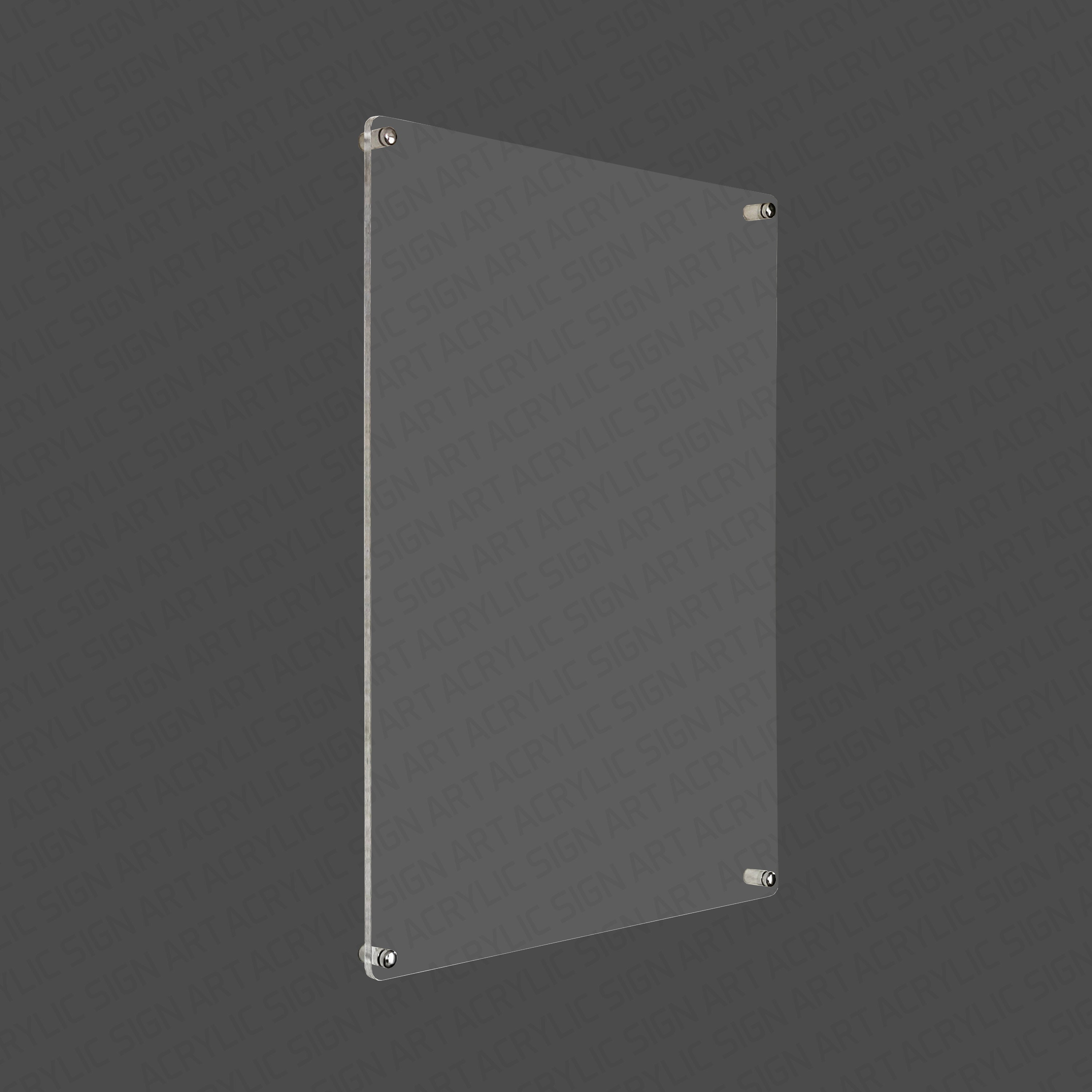 Blank Acrylic Dry Erase Board Clear Plaque Clear Wall Etsy