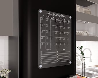 Acrylic Calendar Magnetic - Fridge Calendar 2025 - Magnetic Calendar For Fridge - Gift Mother Day - Mother Gifts From Son
