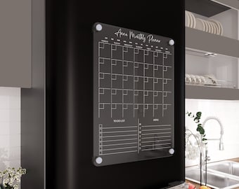 Acrylic Calendar Magnetic - Fridge Calendar 2024 - Magnetic Calendar For Fridge - Gift Mother Day - Mother Gifts From Son