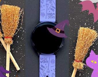 Basic Witch Watch Band 20mm Cute Halloween Watchband Replacement