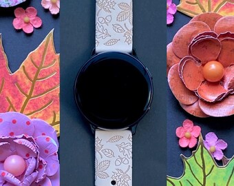 Fall Leaves Watch Band 20mm Cute Autumn Watchband Replacement