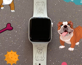 Bulldog apple top watch band