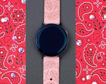 Paisley Watch Band 20mm Cute Country Watchband Replacement
