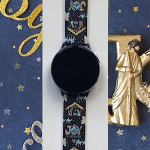 Religious Christmas Samsung Galaxy Watch Band 20mm Christmas Watchband Replacement