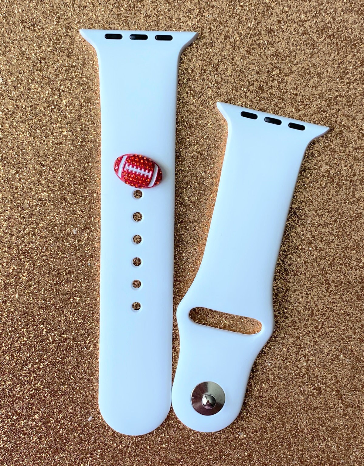 Football Stud Watch Band Charm for Apple Watch, Fitbit, Watch Sports ...