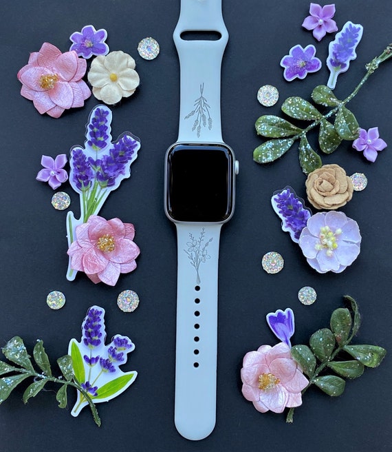 Apple Watch 38mm Series 1 white and purple band 38MM 40MM Purple Band For Apple Watch Series 8 7 6 5 4 3 2 1  main image 3