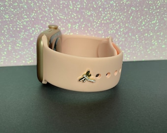 Dragonfly Stud Watch Band Charm for Apple Watch, Fitbit, Watch Sports Band Charms, Apple Watch Accessories, Apple Watch Jewelry, Charms