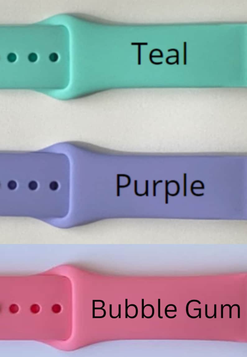 Flamingo Fitbit Versa 1/Versa 2/Versa Lite S/L Silicone Engraved Cute Summer Animal Watchband Replacement bild 4