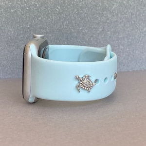 Turtle Stud Watch Band Charm for Apple Watch, Fitbit, Watch Sports Band Charms, Apple Watch Accessories, Apple Watch Jewelry, Watch Charms