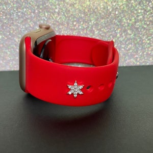 Star Stud Watch Band Charm for Apple Watch, Fitbit, Watch Sports Band Charms, Apple Watch Accessories, Apple Watch Jewelry, Watch Charms