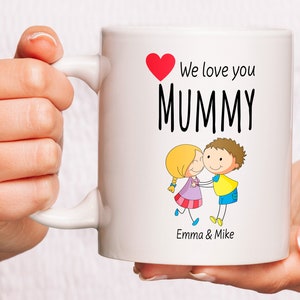 Peronalised love you printed mug for Grandma, Grandpa, Mummy, Daddy, Nanny | Custimised Birthday gift | Birthday Present | Gift for Nanny