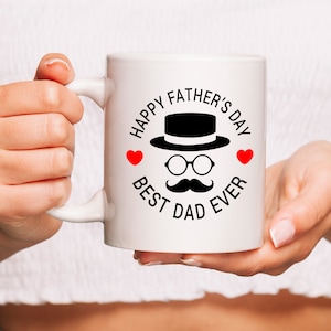 Personalised Father&#39;s Day gift mug for Dad | Customised Birthday present for Father | Unique gift for Dad | Daddy Birthday gifts