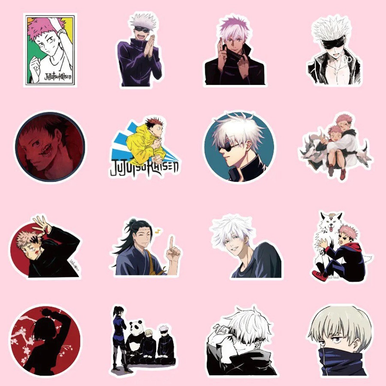 Pegatinas de Jujutsu kaisen 50Pc PEGATINAS DE ANIME Etsy