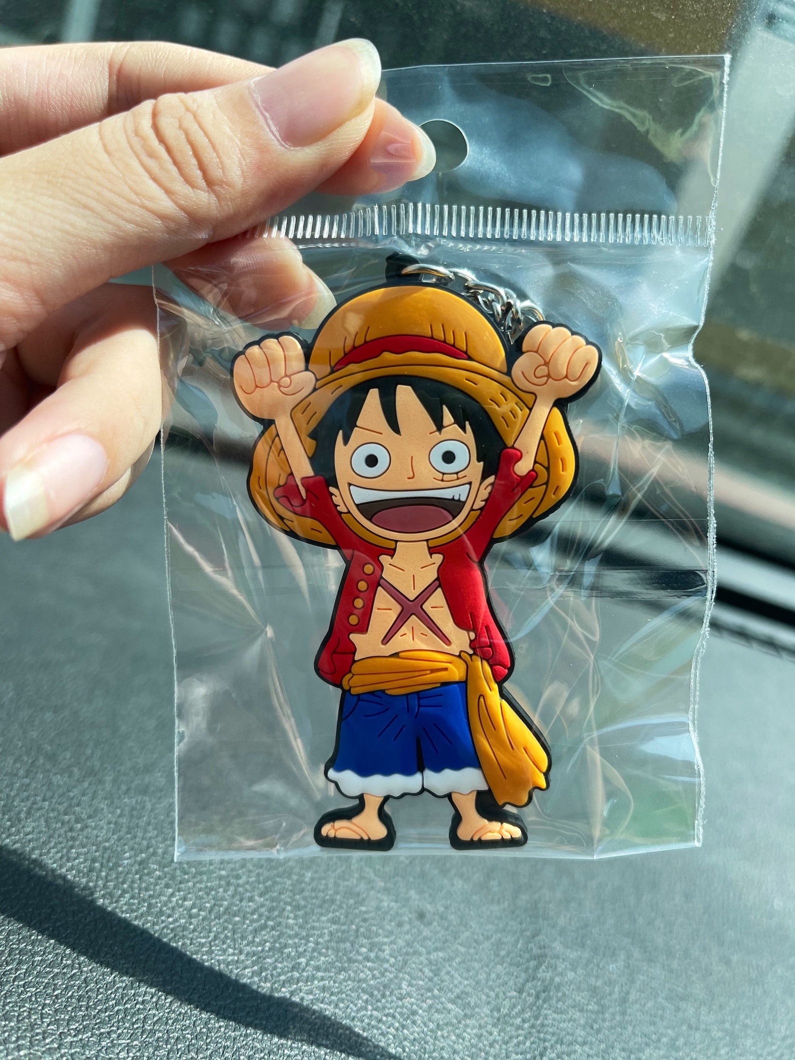 One piece keychain anime key chain Japanese anime keychain Etsy