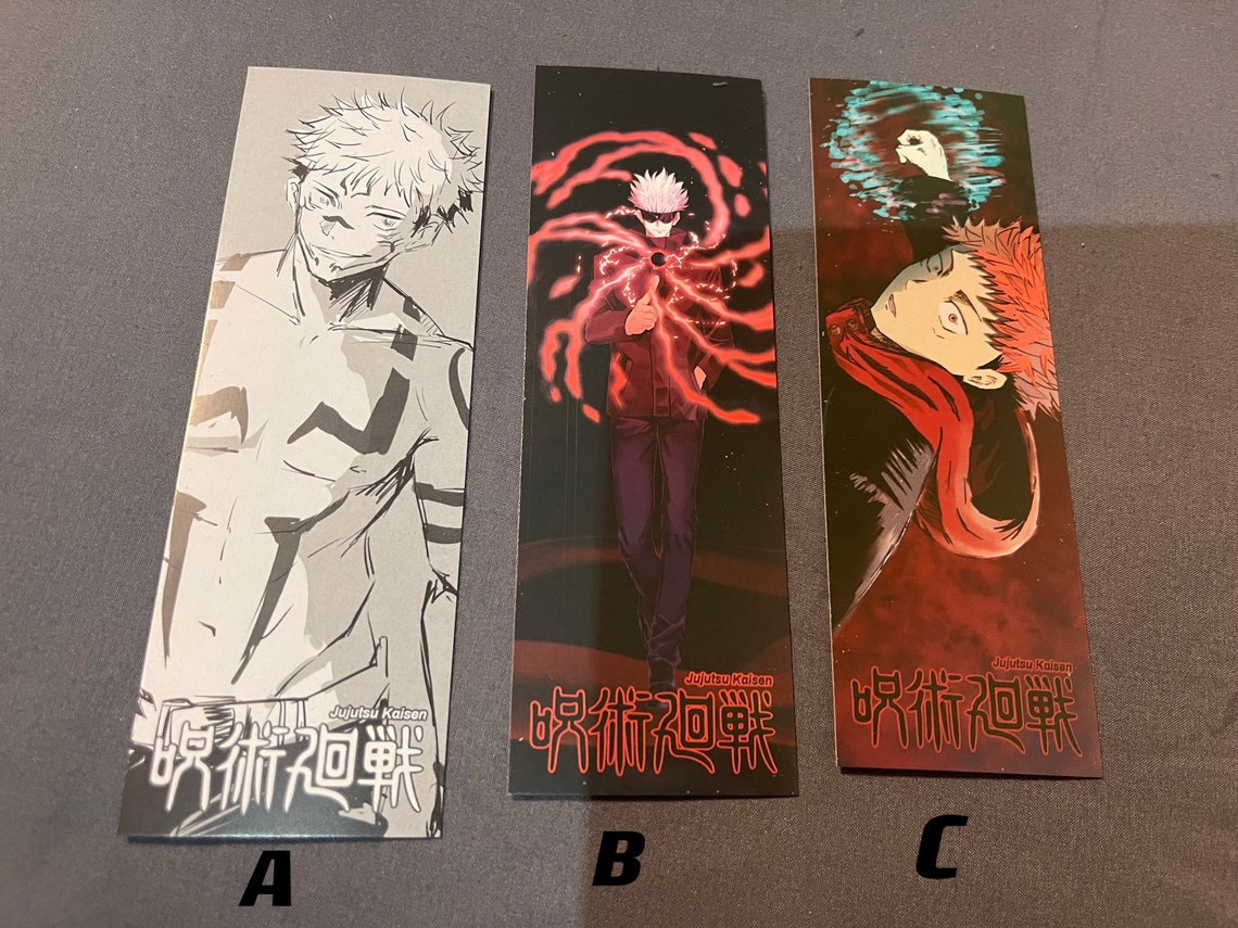 Jujutsu Kaisen print jujutsu kaisen bookmark anime bookmark Etsy