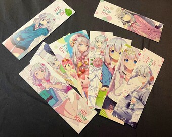 anime girl bookmark etsy