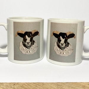 Keramiktasse - Ramsay Ram Schafe Collage Design