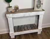 100 Reclaimed Barn Wood Entry Sofa Table