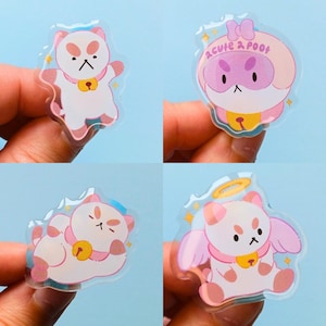 Bee Puppycat Pin - Bag decoration pin badge #d