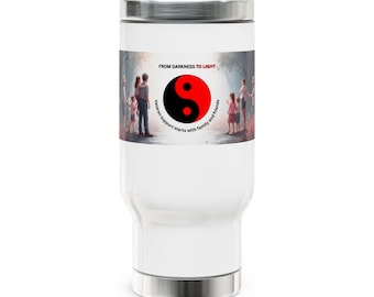 From Darkness to Light veteran support Travel Mug