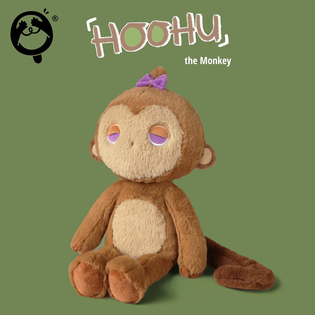 Hoohu the Monkey Doozie Drowsy, Cute Plushie, Plush Toy, Unique Design