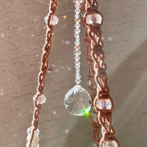 Sedona Snow Crystal Macrame Plant Hanger